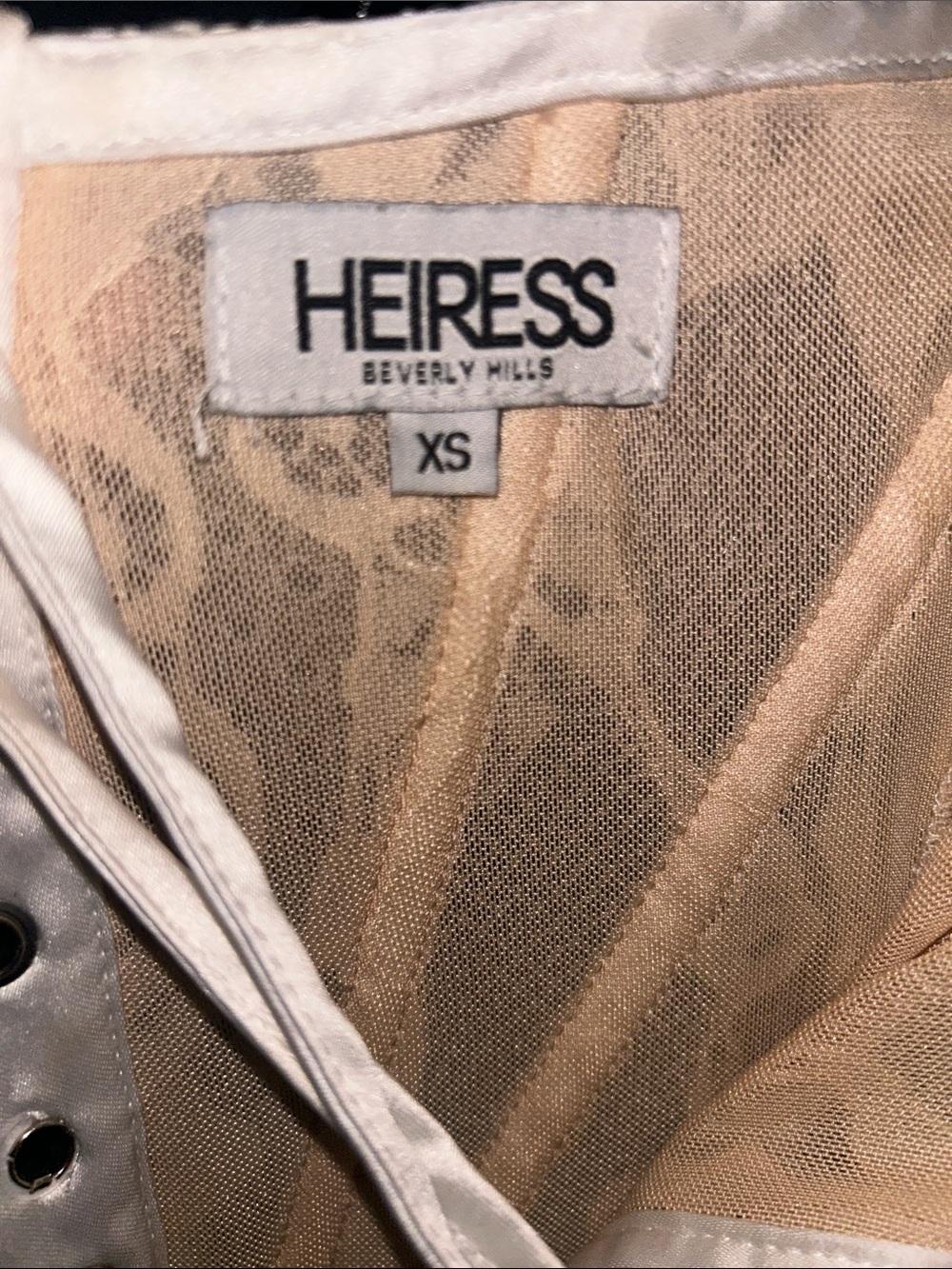 Heiress Beverly Hills Corset Dress - White - Picture 4 of 4